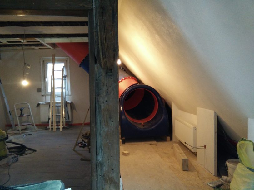 Indoor Röhrenrutsche für Privatkunde